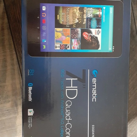 BNIB Ematic EGQ373BL 7″ 16GB Android 7.1 Tablet - Picture 15 of 15